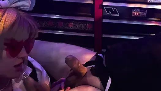 HE CUMS TWICE - HANDJOB AND CREAMPIE