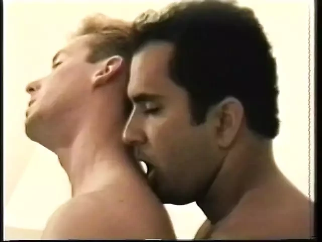 Playful gay loves to pinch his nipples while gets blowjob