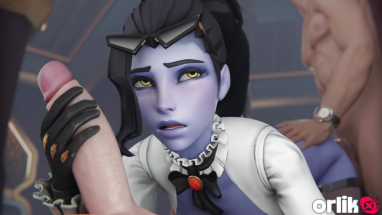 Overwatch - puta Widowmaker elige una gran polla sobre rose (animado en 3d)