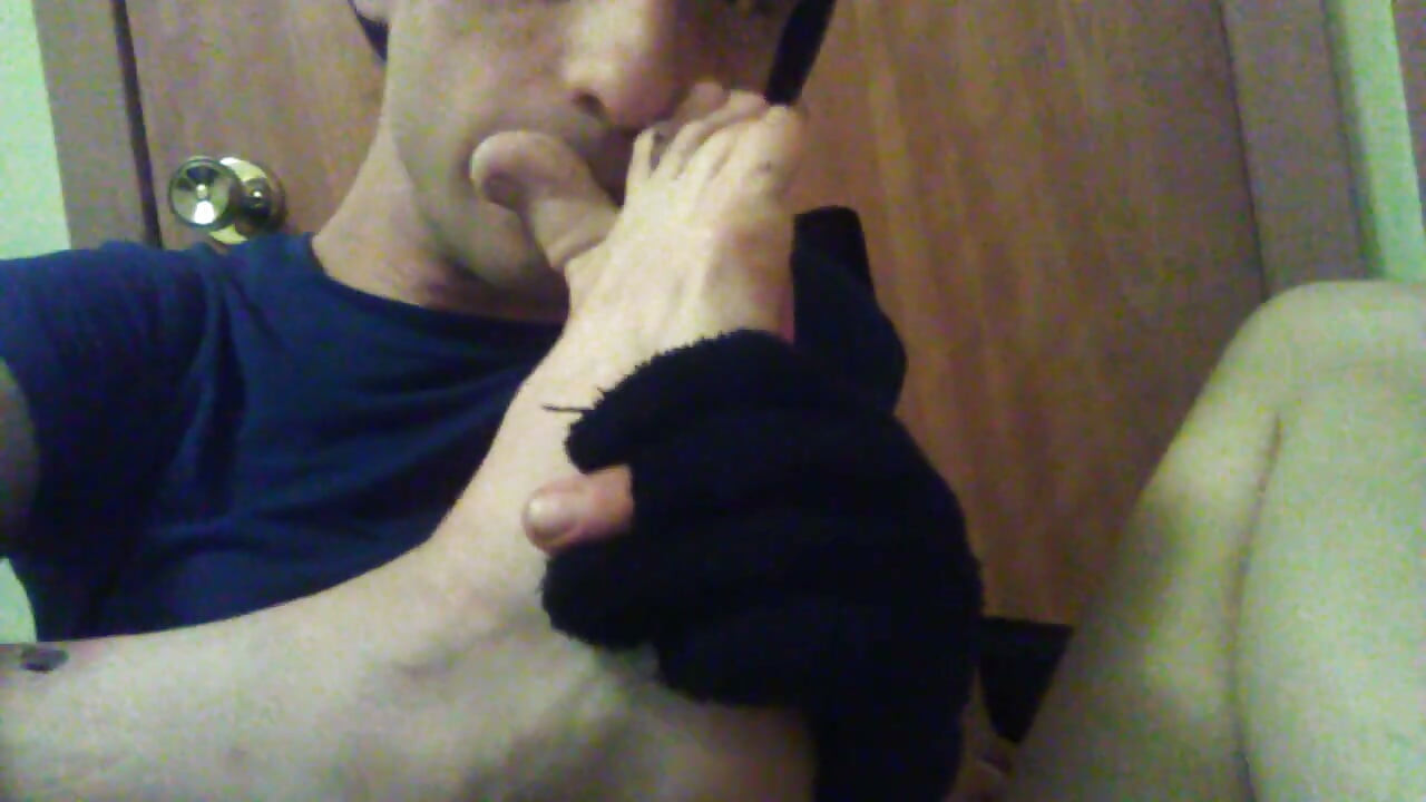 Sniffing and Touching My Dirty Foots and Sock to My Face and Mouth