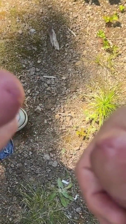 Cruising the woods - outdoor blowjob | Clip 1