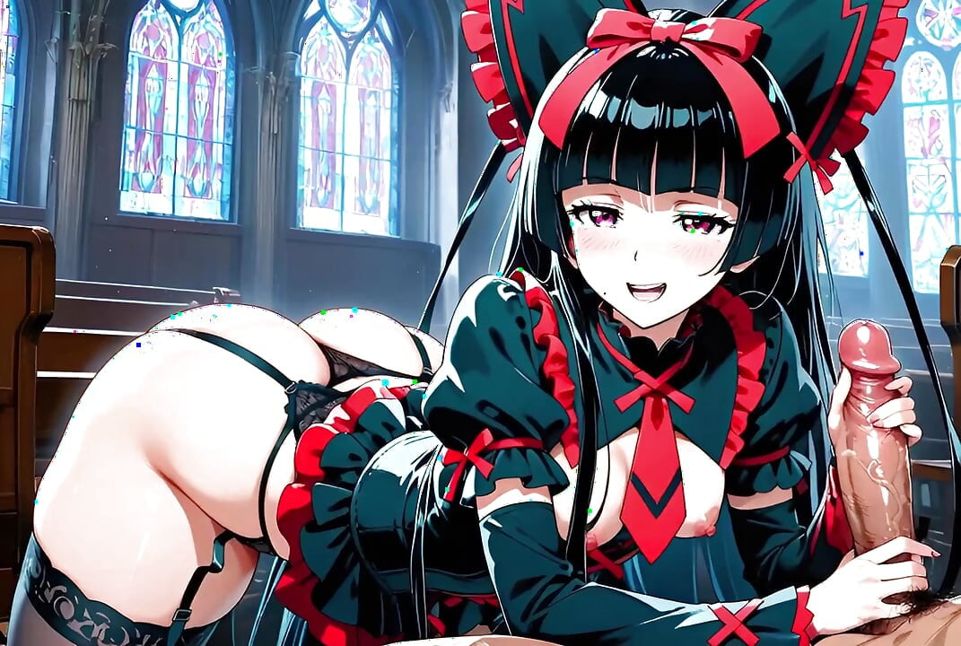 Rory Mercury Seduced Yohji Itami Right in the Temple in the Ai Adaptation of Gateway