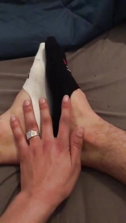 i play with my levi's socks and i cum in them