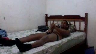 long dick black boy on his bed