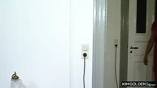 Sarışın Verfuehrerin vahşi Ekstase'de