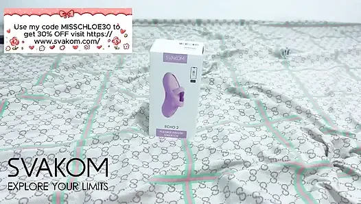 Попробую мою новую игрушку Emma Neo 2 от Svakom!! Этот маленький, но чувствует себя отлично трахаю!