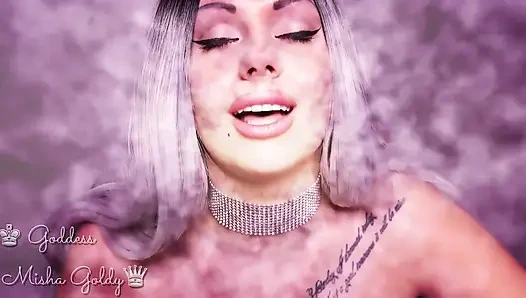 ASMR и зрительный контакт! Загипнотизирована и не разрешается кончить!