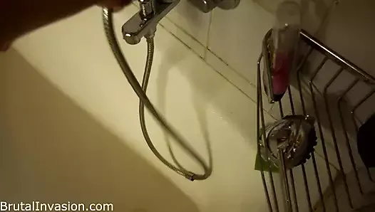 She loves her anal plug and has 2 more cocks