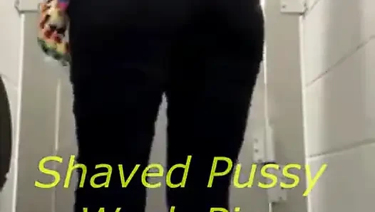 Shaved Pussy Work Pee