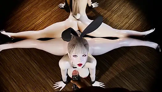 Азиатскую танцовщицу с огромными сиськами 3D обнаженную ее огромную задницу трахнул большой дилдо