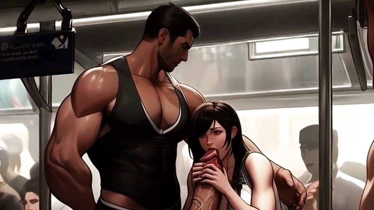 Tifa Meets a New Penis on the Train