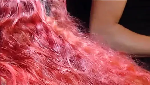 Tante bahenol bertato rambut merah dientot habis-habisan sama kontol besar sampai menganga lebar