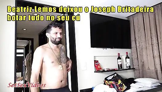Beatriz Lemos ließ joseph britadeira alles in ihren arsch stecken