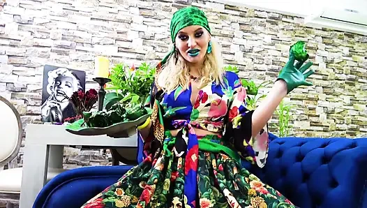 Поцелуй зеленые губы яда Ivy