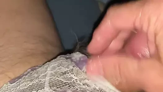 külot içinde kendimi okşayarak