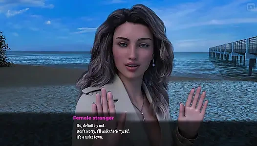 Ветер страсти 09 - горячую милфу-брюнетку жестко трахают на пляже