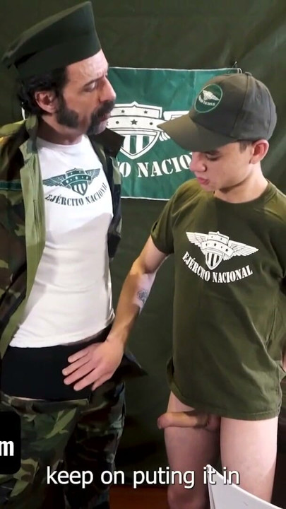 Latin Army Catches Private Playing With a Dildo & Fucks Him With a Bigger One | Clip 2