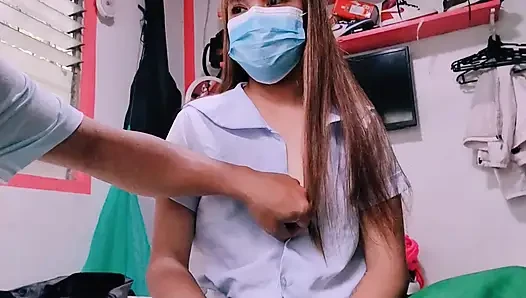 18+ YEAR OLD STUDENT DECIDED TO GIVE HER VIRGINITY TO STEPDADDY