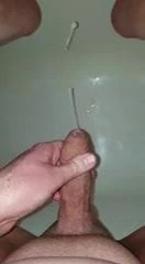 Slow motion cumshot