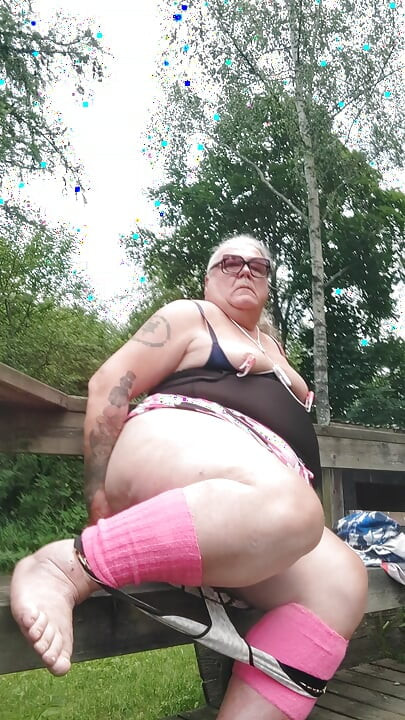 Summer 2026 SEXY CD MASTURBATING OUTDOORS HANGING BALLS FAT BELLY BIG ASS
