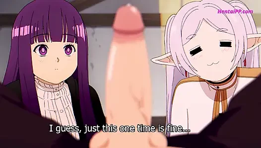 Frieren Beyond Penis End - The Elf Slut Moans As She Takes Massive Dick