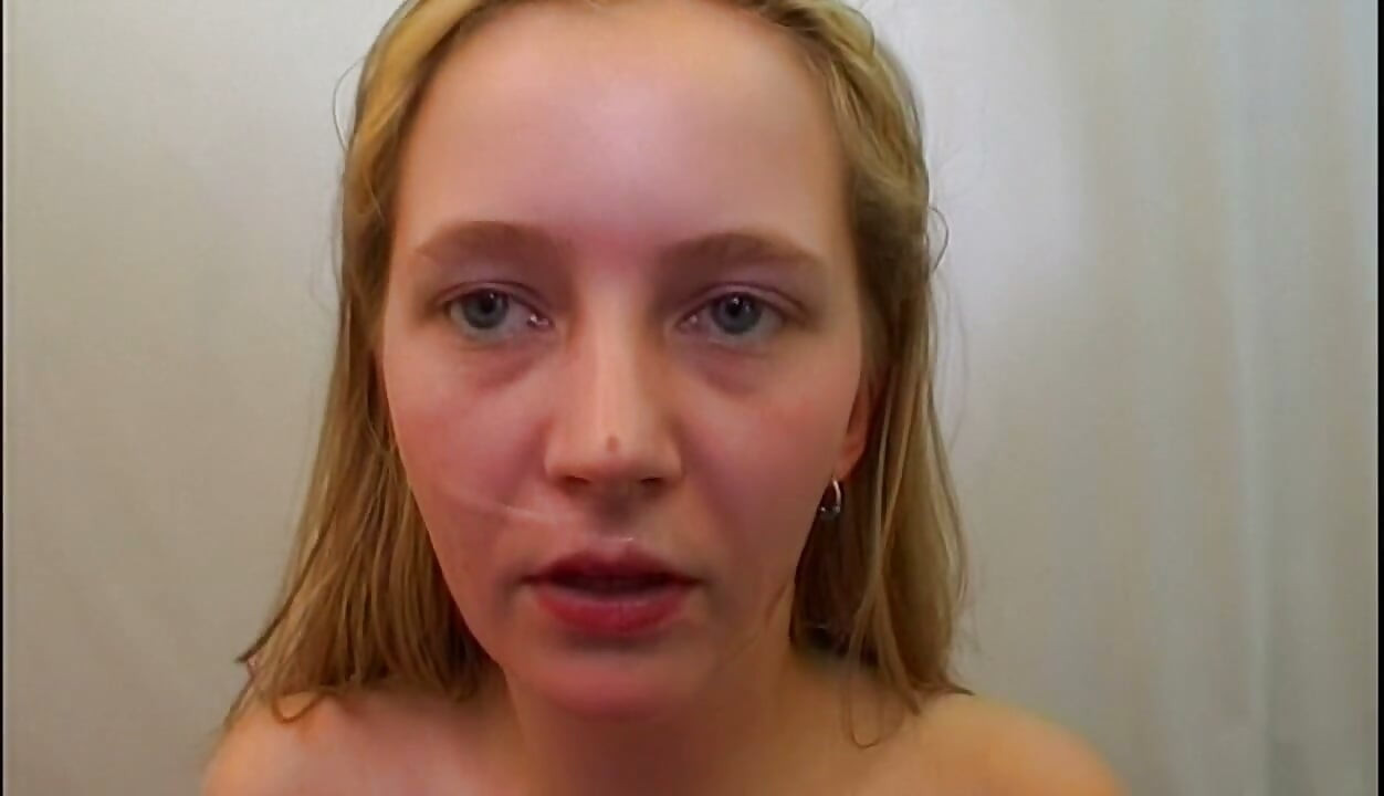 Young Blonde Has Her First Threesome and Fucks Hard