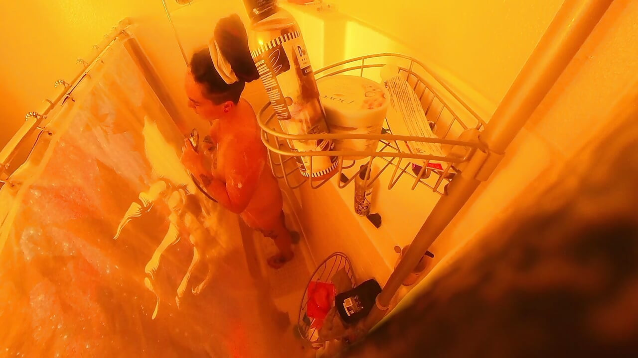 Stepson Catches Me in the Shower