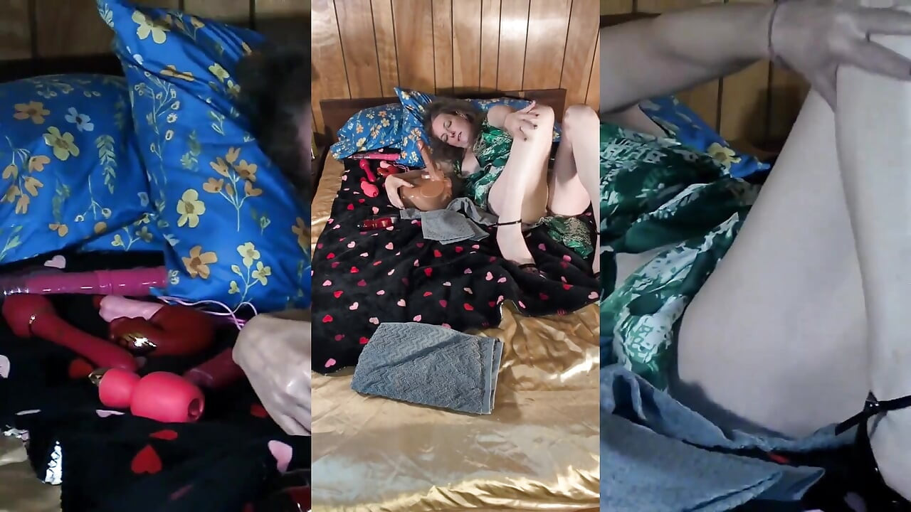 Dildo play leva a comer buceta e chupar pau