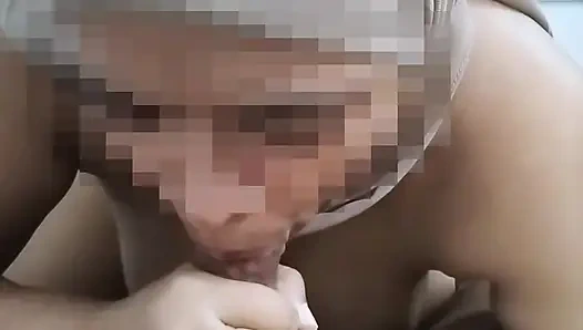 Asiatische hijab-ex-freundin bekam zum ersten mal sperma im mund - minokiiko