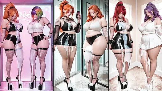 Bölüm 2: anime hotties orada vücutlara boşalmayı seviyor
