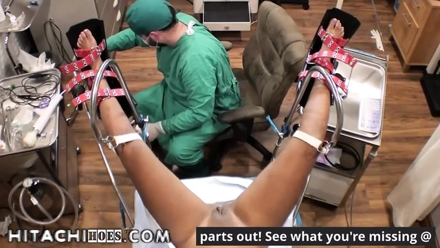 Freshman Tori Sanchez Gets Hitachi Magic Wand Orgasms By Doctor Tampa During Physical 4 College At HitachiHoesCom