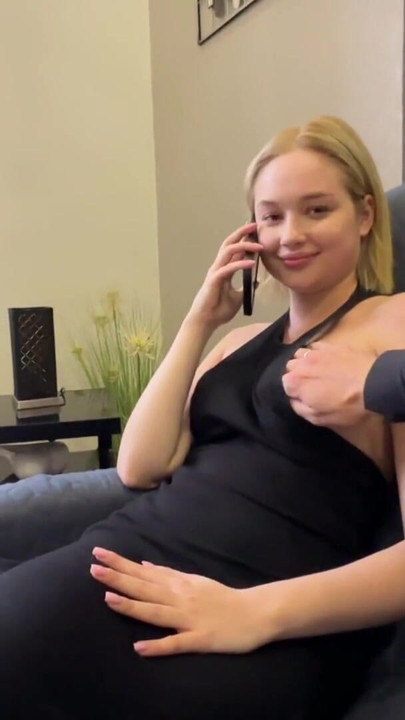 POV - My Secretary Lets Me Touch Her Tits While Working | Clip 1