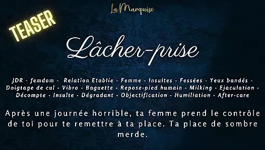 French Dirty Talk | Teaser | Your wife puts you in your slutty place