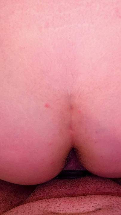 Step Mom caught Step Son with boner while cleaning and helped him cum on her big round ass | Clip 2