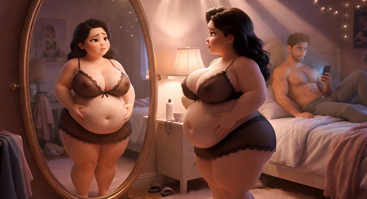"From Chubby & Ignored to Curvy Cock Tease - Her Slutty Transformation" ep1