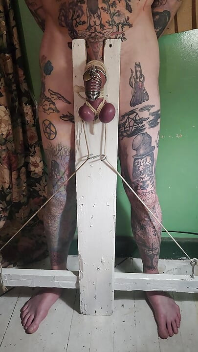 Goode Girl Unholy Crucifix Ballbusting Pt3