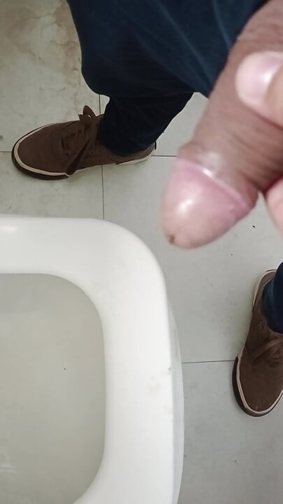 Piss in office toilet