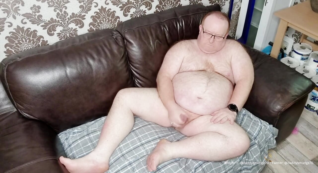 Daddy Cums on Couch