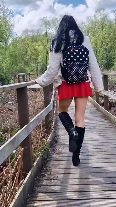Unforgettable moment from "Nicky Brill no panties in public park and peeing"