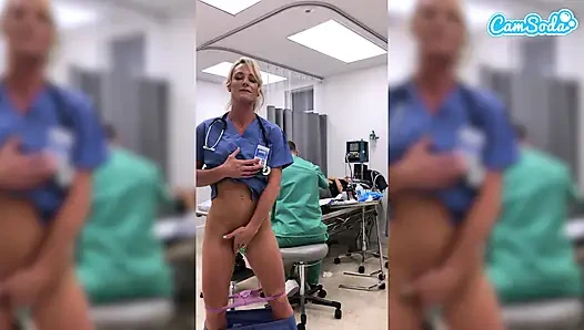 Fit MILF Nurse Gets Fired for Masturbating in the Hospital