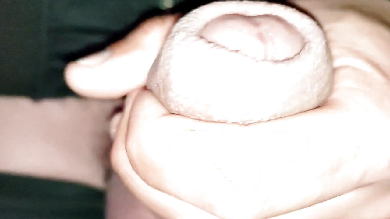 Masturbation at Park in Evening - Full Big Balls and Thick Cock