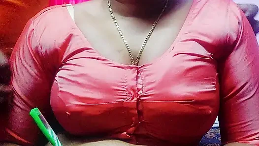 Bedroom aunty romance with boy