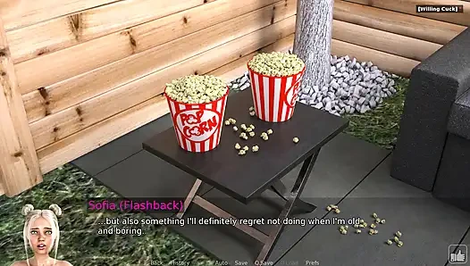 According to Sofia Blondie Makes Her Boyfriend Hard by Telling Him What She Did with His Friends by the Pool Ep 9