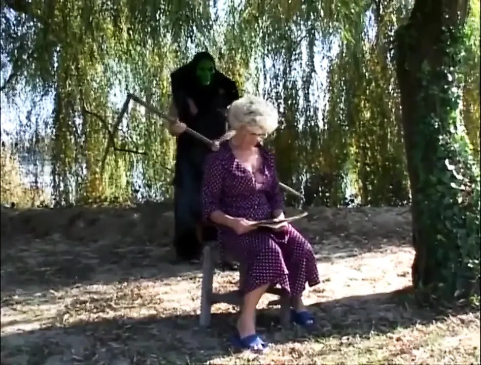 Old woman in the forest