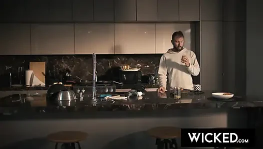 WICKED - Wicked Babe Ameena Green Pounded Hard In Kitchen