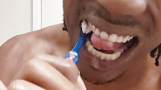 Black gay guy blowjob solo