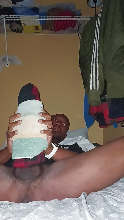 Freaky Preto pau gozando nos segredos do meu quarto