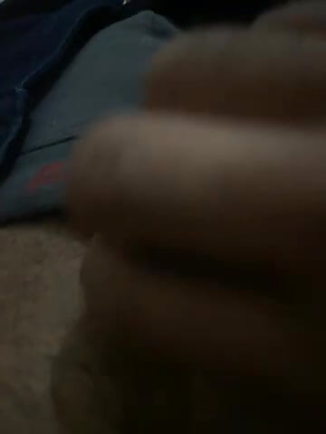 Masturbating under pants