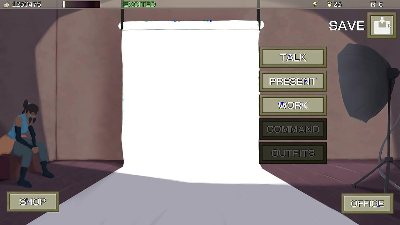 Korra's new Model job - Cummy Bender part 1