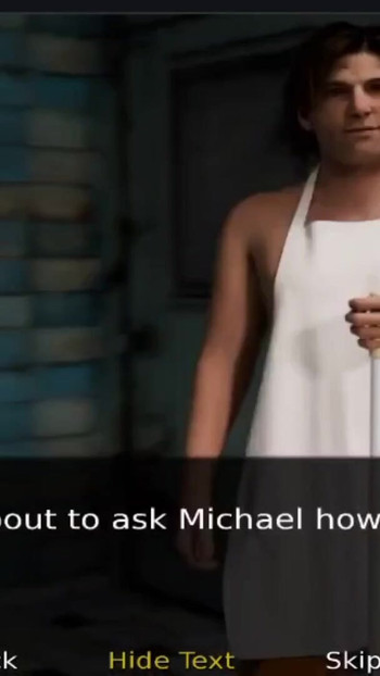 Iconic moment from "Straight boy disguises himself as hot femboy in prison. Prison of Sissy."